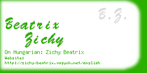 beatrix zichy business card